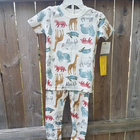 Carter's Other - Little Planet Carter's Toddler Organic Cotton 2-Pc Pajama Set Animals 24M